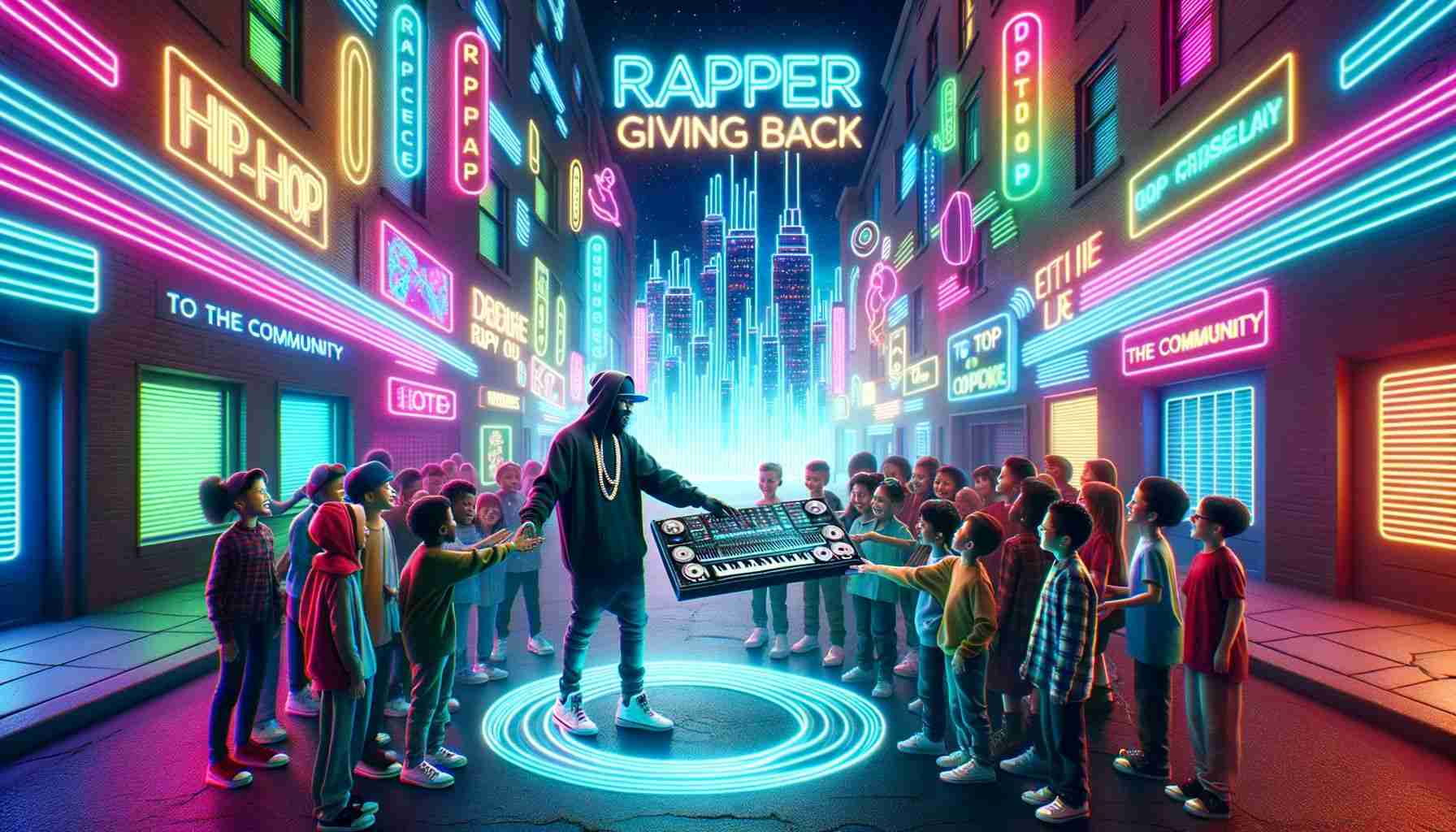 Rich Rapper Giving Back to Community