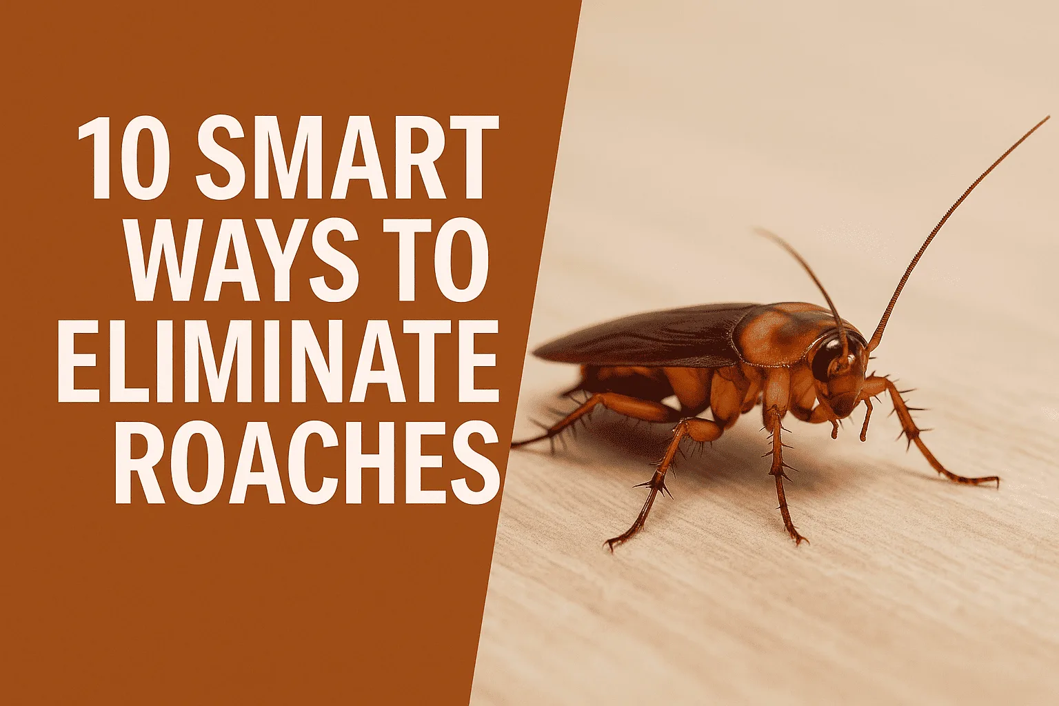 10 Ways To Get Rid of Roaches in 2 Hours